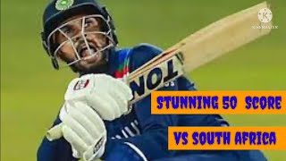 Rituraj Gaikwad | Stunning make his First 50 against South Africa 3rt T20 | IND vs SA