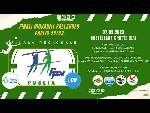 07/05/23 11:00: Semifinale U17M MATERVOLLEY - MARTINUCCI ALESSANO