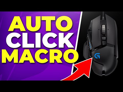 Как создать макрос автоматического нажатия для мыши Logitech G502
