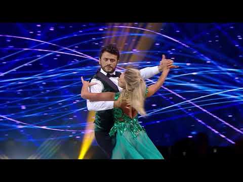 Kateryna Klishyna & Rati Durglishvili , DWTS , Viennese Waltz " It's a Man's Man's Man's World "