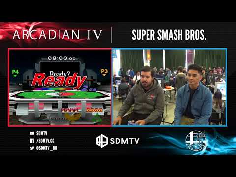 Arcadian 4 - Pecos Gus (Falcon) vs. HFFC | Kurt (Sheik) - SSBM Singles Pool B3 Top 32 Qualifier