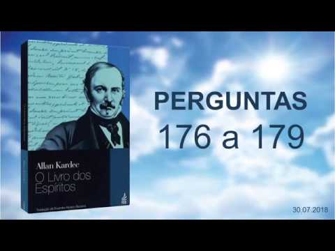 "O LIVRO DOS ESPÍRITOS - PERGUNTAS 176 A 179" - Amélia Fragoso
