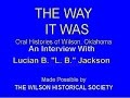 Jackson Lucian B Cornish Ringling Oral History 11 12 96