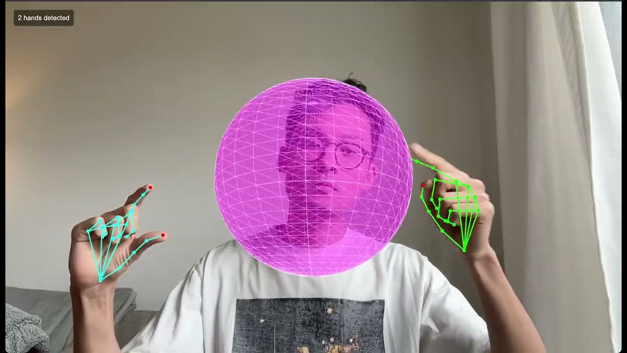 Computer Vision 101 - Mediapipe + Threejs