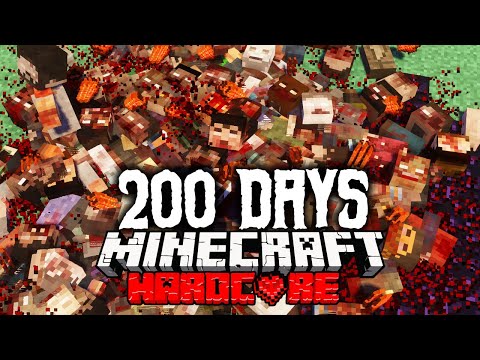SURVIVING 200 Days in a Post-Apocalyptic WASTELAND in HARDCORE