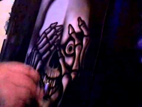 Airbrush Anleitung Red Skull