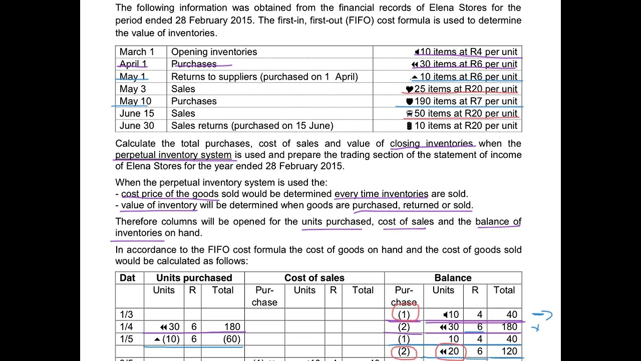 18. FIFO - Perpetual Inventory System