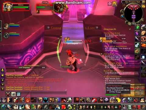 Me and my WoW friends killing Kael'thas Sunstrider (Final Boss in Tempest Keep) Part 1