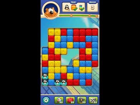 Toon Blast Level 7618 - NO BOOSTERS 🐻🐺🐱 | SKILLGAMING ✔️