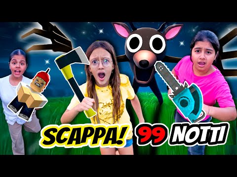 LET'S PLAY 99 NIGHTS IN REAL LIFE IN THE FOREST SOFI AND HER FRIENDS LET'S SAVE DINO KID with MONI