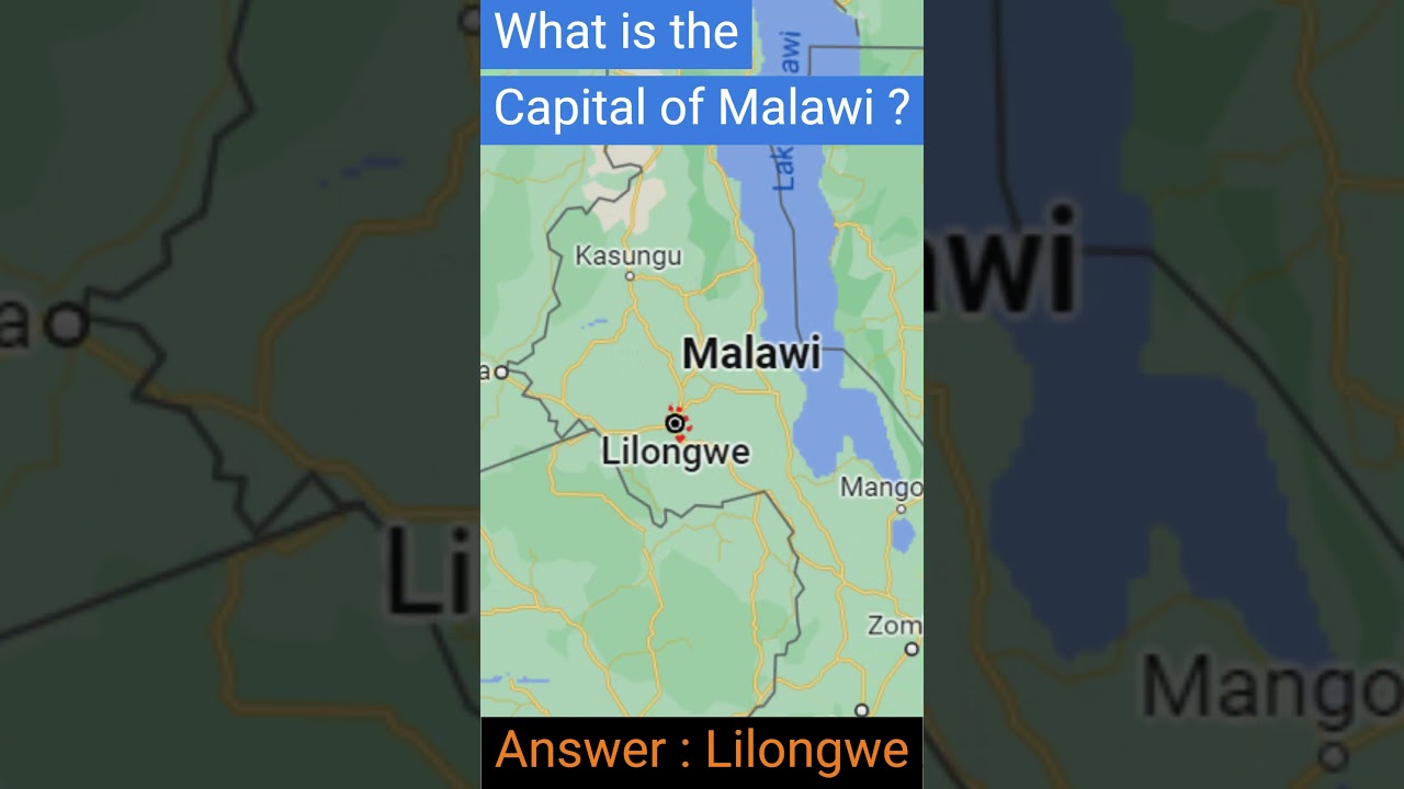 What is the Capital of  Malawi | Country and Capital | @pradhanseducation