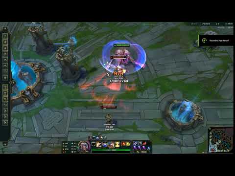 garen E scaling from attack speed(PBE)