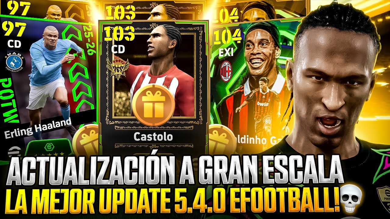 SE ACABO LA ESPERA!🚨Entra a Actualizar eFootball v5.4.0!🎁PESO Y TAMAÑO, EPIC SELECTIBLE, POTW & MAS!
