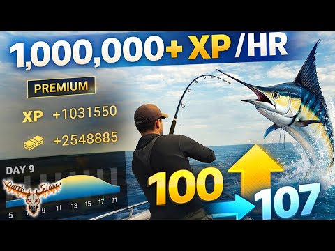 BEST XP Grind in Fishing Planet Level 100–107 | 1M+ XP Per Hour FAST