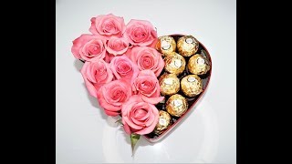 DIY valentine ideas tutorial - DIY roses and chocolate box - Sugarella Sweets Party