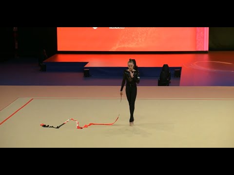 Polina Karika Ribbon Qualification 30,700 - World Championships Valencia 2023
