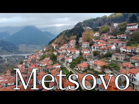 Metsovo, Epirus, Greece - by drone [4K]. #metsovovillage