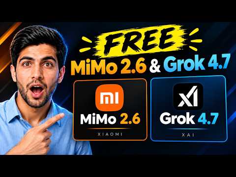 FREE Mimo 2.6 & Grok 4.7 — I Tested 3 Ways to Use Them