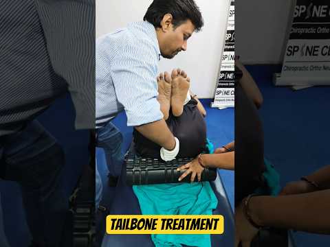 Tailbone Pain Treatment #tailbone #tailbonepain #shorts #chiropractic #asmr