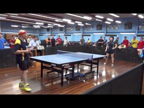 Table tennis 2015oct10 Jan Feng Vs Jasmine Chao