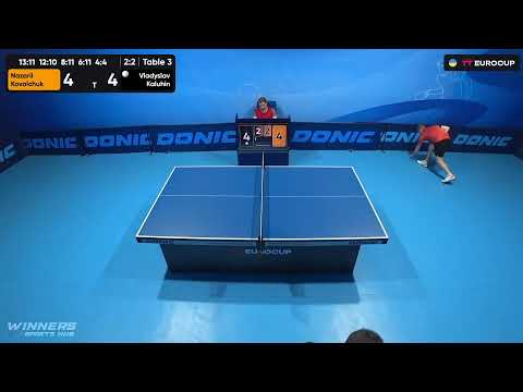 13:40 Nazarii Kovalchuk - Vladyslav Kaluhin 20.07.2023 TT Euro.Cup Ukraine Star. Table 3