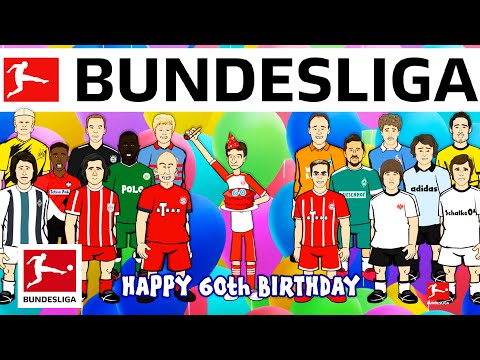Happy 60th Birthday Bundesliga! Powered by 442oons