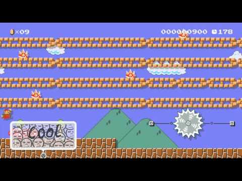 Super Mario Maker - Footrace with Spiny - NO COMMENTARY 1AB