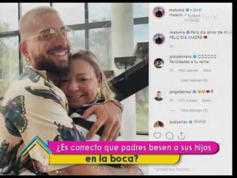 ¿Es correcto que padres besen a sus hijos en la boca?