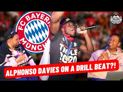 Alphonso Davies Raps On A Drill Track?!?