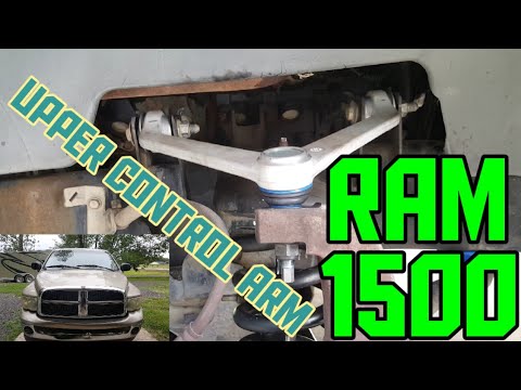 Replacing the upper control arms/upper ball joints on a Dodge Ram 1500