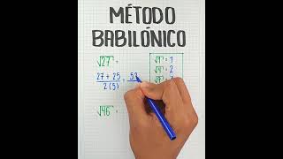Cálculo de la raíz cuadrada (Método babilónico)