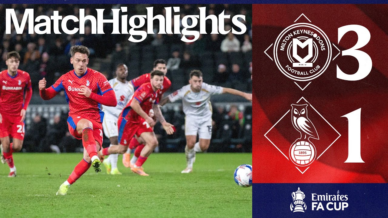 MK Dons vs Oldham Key Moments & Goals Season 2025/2026