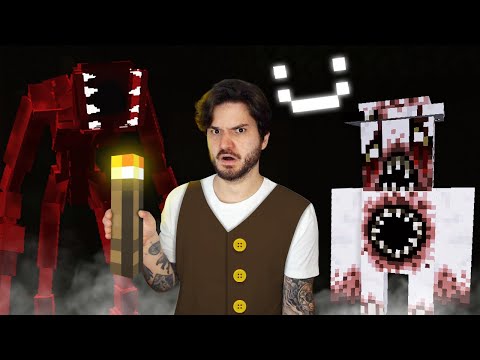 EU INSTALEI 200 MODS PRA TRANSFORMAR O MINECRAFT EM UM JOGO DE TERROR!