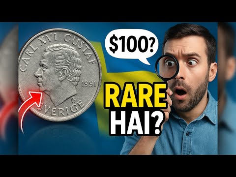 Why Everyone Is Looking for the 1991 Carl XVI Gustaf Krona! | 1991 1KR Coin  A Collector’s Treasure?