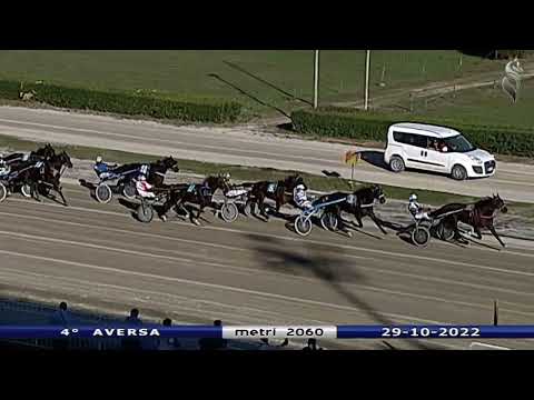 Aversa trotto 29 Ottobre 2022 - 4° Corsa