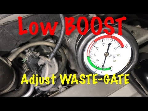 HOW TO ADJUST WASTEGATE PRESSURE (pre-tension)