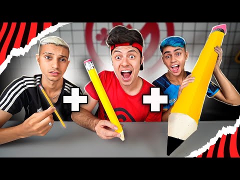 A CADA RODADA O LÁPIS CRESCE! (MAIOR LÁPIS DO MUNDO!)