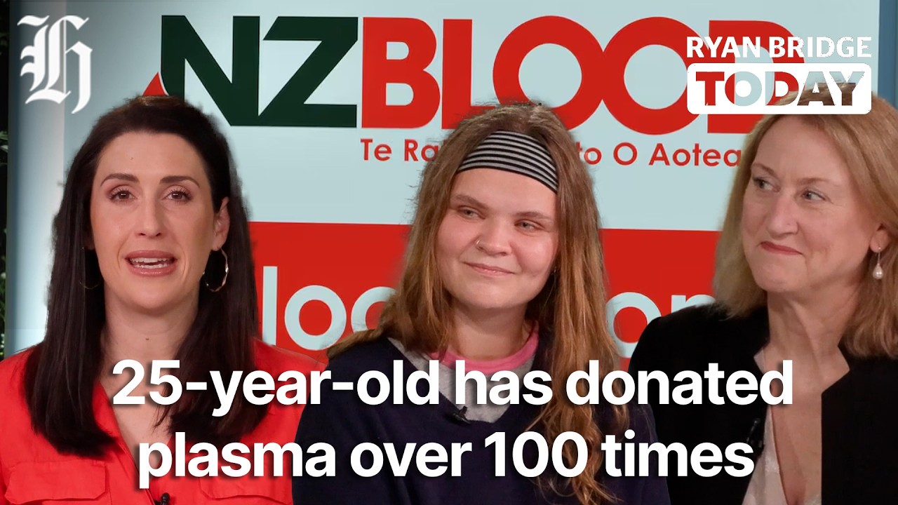 Inspired by her pops, this 25-year-old has donated plasma over 100 times | Ryan Bridge TODAY