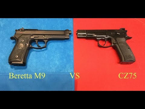 Beretta M9 vs.  CZ75 -  Battle of the Cold War Pistols