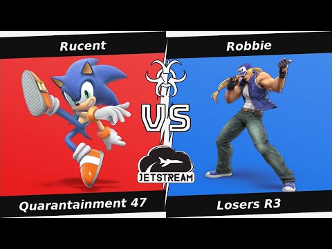 Quarantainment 47 Losers R3 - Rucent (Sonic) Vs. Robbie (Terry) Smash Ultimate - SSBU