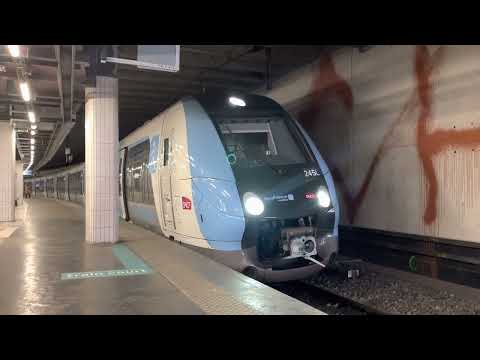 SNCF Z50000 NAT Departing La Defense - 12/02/2023