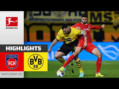 Resumen de Heidenheim vs B. Dortmund Matchday 20
