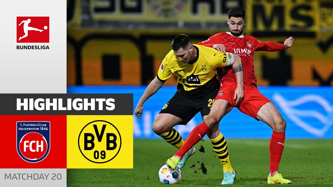 Heidenheim vs Borussia Dortmund highlights