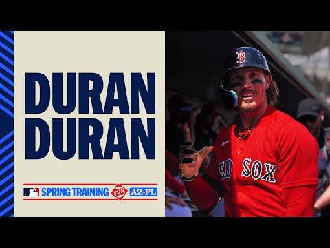 LOCKED IN! 🔒 Jarren Duran smashes TWO home runs for the Red Sox! ✌️| MLB Spring Training Highlights