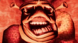 SPENDING THE NIGHT AT SHREKS TERRIFYING HOTEL... - Five Nights at Shreks Hotel