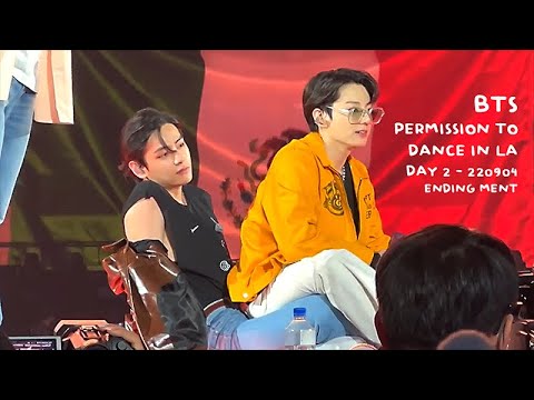 220409 - BTS Ending Ment -  PTD in Las Vegas - Day 2