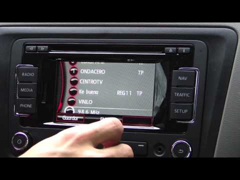 SEAT Toledo. Manejo de la radio y del navegador