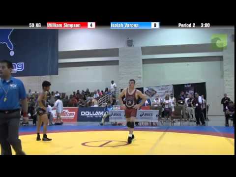 59 KG William Simpson vs Isaiah Varona