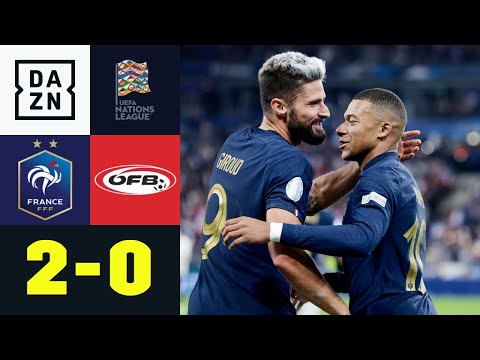 Giroud & Mbappe on Fire! 0 Chance für Österreich: Frankreich - Österreich 2:0 |Nations League | DAZN