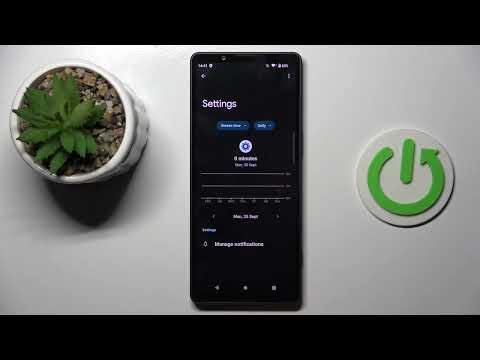 How to Change Total Screen Time on SONY Xperia 5 V?